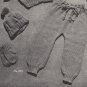 Vintage Knitted Snow Suit Pattern