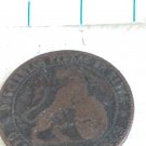 Moneda Coin Gobierno Provisional España Spain 5 Centimos 1870 #1
