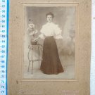 sale Antique Photo Photography Woman on Cardboard #10