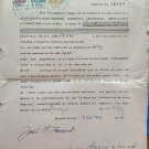 OLD Argentina Mortgage Contract Document REVENUE STAMPS #10