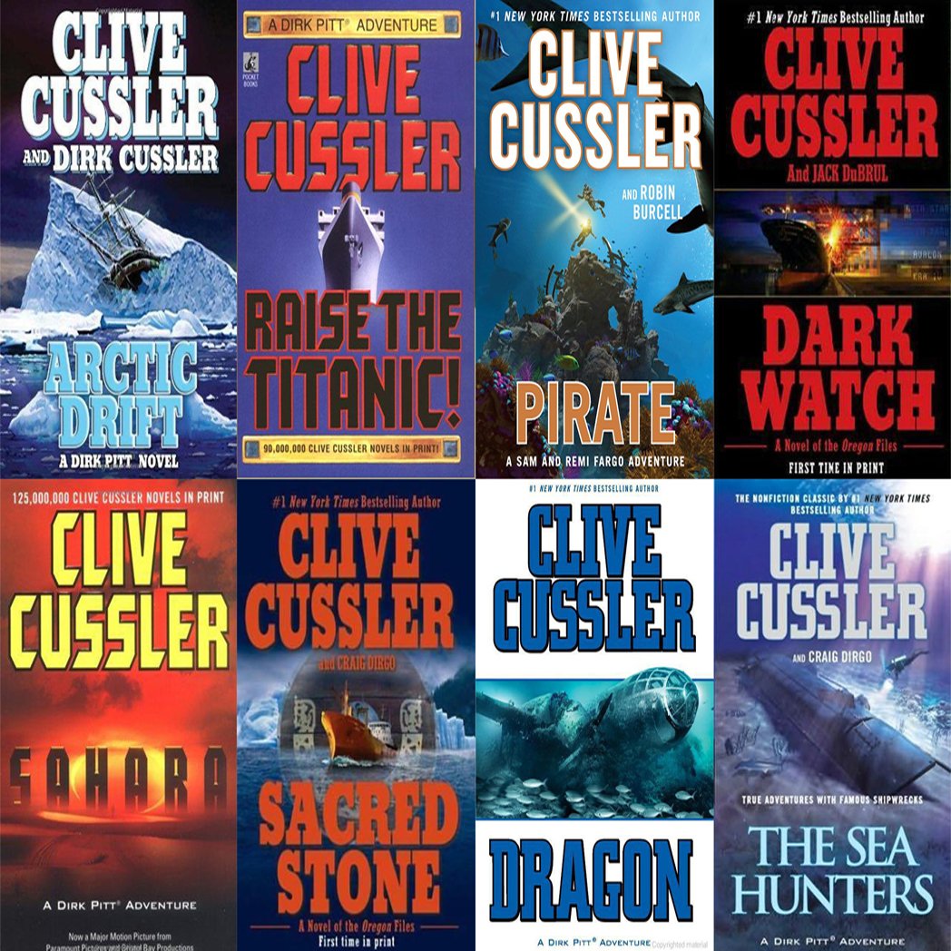Clive Cussler Collection 82 Book Set  IN EPUB FREE WORLDWIDE SHIPPING