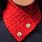 Red Crochet Neck Warmer