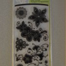 Gem Stone Flowers by Inkadinkado Clear Acrylic Stamp Set