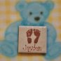 Little Feet Personalized and Embossed Baby Magnet