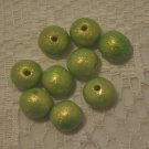 Lime Green Polymer Clay Loose Beads