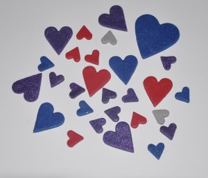 Polymer Clay Hearts