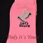 Pink Ice Skating Socks - Christmas Stockings