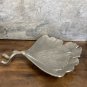 Leaf Metal Platter Gold / Silver color  ,Serving Tray.Modern and unique shape home decor.