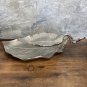 Leaf Metal Platter Gold / Silver color 2 sections , 2 levels ,Serving Tray.Modern home decor.