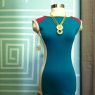ANTON ZBARZH Color Blocked Dress