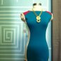 ANTON ZBARZH Color Blocked Dress