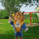 New beauty and beast mascot costume Halloween costume fancy dress free shipping