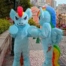 New BLUE HORSE mascot costume Halloween costume fancy dress free shipping