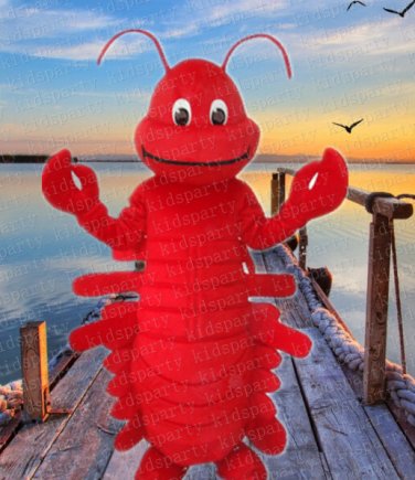 New red crabs mascot costume Halloween costume fancy dress free shipping