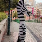 New high quality zebra mascot costume horse Halloween costume fancy dress free shipping