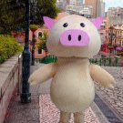 New high quality pig mascot costume adult size Halloween costume fancy dress free shipping