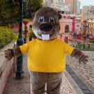 New high quality mascot costume woodchuck adult size Halloween costume fancy dress free shipping