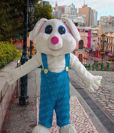 New high quality rabbit bugs mascot costume adult size Halloween costume fancy dress free shipping