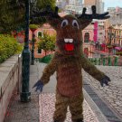 high quality elk deer mascot costume adult size Halloween costume fancy dress free shipping