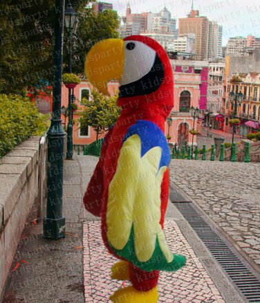 New high quality parrot mascot costume adult size Halloween costume fancy dress free shipping