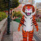 New high quality tiger mascot costume adult size Halloween costume fancy dress free shipping