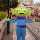 New high quality alien mascot costume adult size Halloween costume fancy dress free shipping