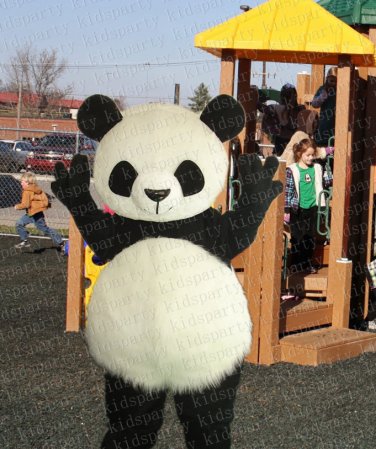 New high quality panda mascot costume adult size Halloween costume fancy dress free shipping