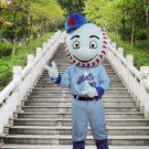 New high quality mr met mascot costume adult size Halloween costume fancy dress free shipping