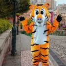 New high quality lovely tiger mascot costume adult size Halloween costume fancy dress free shipping