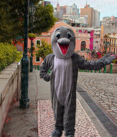 New high quality dolphin mascot costume adult size Halloween costume fancy dress free shipping