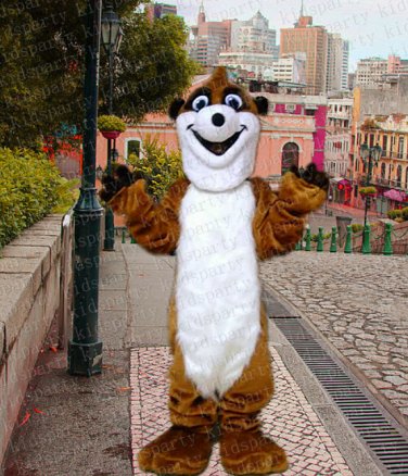 high quality Meerkat mongoose mascot costume adult size Halloween costume fancy dress free shipping