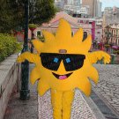 high quality mr sun mascot costume adult size Halloween costume fancy dress free shipping