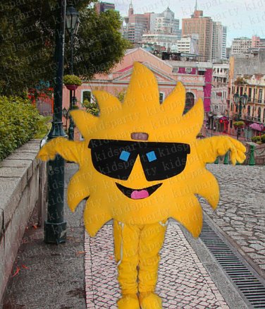 high quality mr sun mascot costume adult size Halloween costume fancy dress free shipping