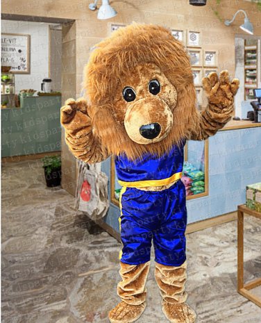 high quality wildcat lion mascot costume adult size Halloween costume fancy dress free shipping