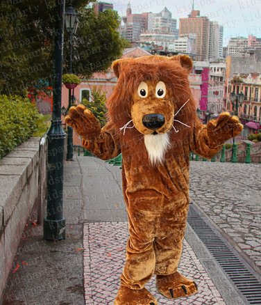 high quality wildcat lion mascot costume adult size Halloween costume fancy dress free shipping