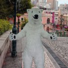 high quality polar bear mascot costume adult size Halloween costume fancy dress free shipping