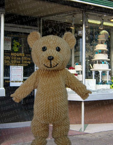 high quality bear mascot costume adult size Halloween costume fancy dress free shipping
