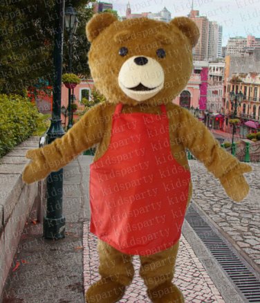 high quality bear mascot costume adult size Halloween costume fancy dress free shipping