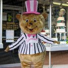 high quality bear mascot costume adult size Halloween costume fancy dress free shipping