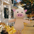 high quality EN pig mascot costume adult size Halloween costume fancy dress free shipping