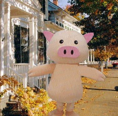 high quality EN pig mascot costume adult size Halloween costume fancy dress free shipping