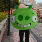high quality green pig mascot costume adult size Halloween costume fancy dress free shipping