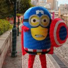 high quality minion mascot costume adult size Halloween costume fancy dress free shipping