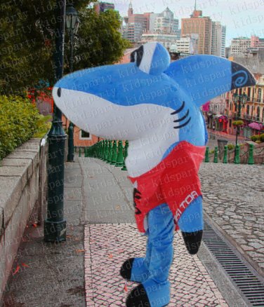 high quality shark fish mascot costume adult size Halloween costume fancy dress free shipping