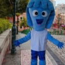 high quality blue female mascot costume adult size Halloween costume fancy dress free shipping