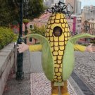 high quality corn mascot costume adult size Halloween costume fancy dress free shipping