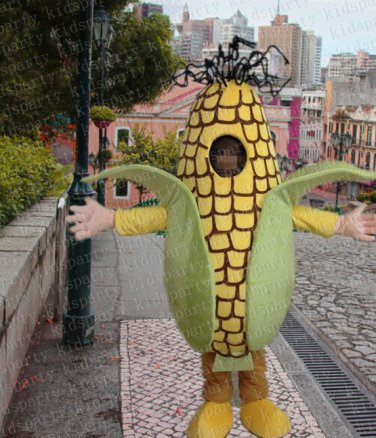 high quality corn mascot costume adult size Halloween costume fancy dress free shipping