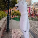 high quality polar bear mascot costume adult size Halloween costume fancy dress free shipping