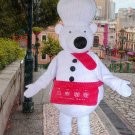 high quality cheaf bear mascot costume adult size Halloween costume fancy dress free shipping