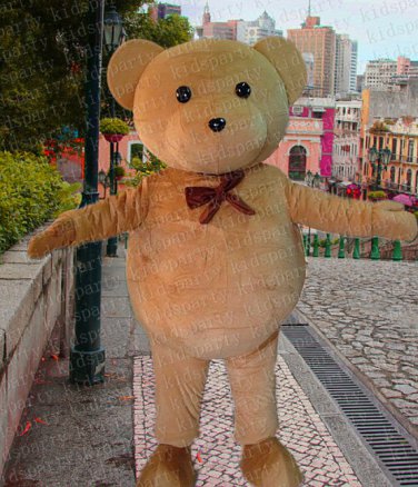 high quality doll bear mascot costume adult size Halloween costume fancy dress free shipping